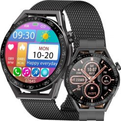 Smartwatch Rubicon RNCE88 Czarny (RNCE88). Czarne zegarki smartwatch Rubicon. Za 215.19 zł.
