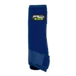 Zamknięte przednie getry dla koni Pro-Tech Airflow. Niebieskie legginsy męskie PRO-TECH, m, bez wzorów, do jazdy konnej. Za 333.25 zł.