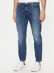 Tommy Jeans Jeansy DM0DM20576 Granatowy Tapered Fit. Niebieskie jeansy męskie Tommy Jeans, bez wzorów, z bawełny. Za 279.99 zł.