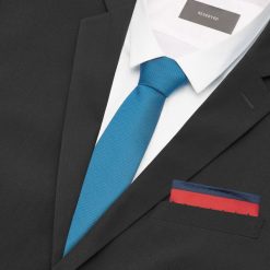 Zestaw krawat i poszetka - Niebieski. Krawaty i muchy męskie marki Reserved. Za 59.99 zł.