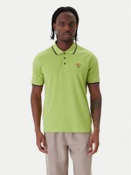 Aeronautica Militare Polo 261PO1308UP00082 Zielony Regular Fit. Zielone koszulki polo męskie Aeronautica Militare, m, bez wzorów, z bawełny, bez kołnierzyka, bez ramiączek. Za 279.99 zł.