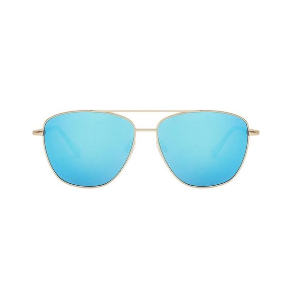 Okulary przeciwsłoneczne Hawkers Lax. Niebieskie okulary przeciwsłoneczne męskie Hawkers, bez wzorów, sportowe, złote. Za 293.00 zł.