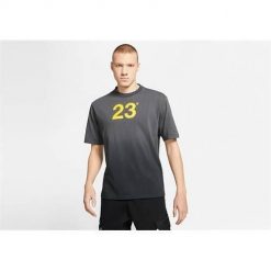 Koszulka sportowa męska Nike Air Jordan 23. Szare t-shirty sportowe męskie Nike, m, bez wzorów, sportowe, bez ramiączek. Za 169.00 zł.