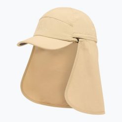 Czapka z daszkiem Jack Wolfskin Canyon. Brązowe czapki męskie Jack Wolfskin, bez wzorów, sportowe. Za 129.99 zł.