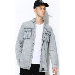 Jasnoszara Koszula Jack Up. Koszule męskie marki Born2be. Za 149.99 zł.