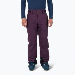 Spodnie narciarskie męskie Rossignol Relax. Fioletowe spodnie narciarskie i snowboardowe męskie Rossignol, bez wzorów, narciarskie. Za 769.99 zł.