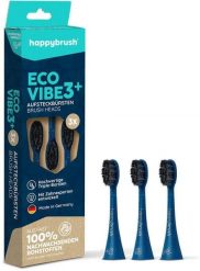 Szczoteczka Happybrush Eco* Vibe 3+ 3 szt. Ciemny Niebieski. Niebieskie szczoteczki elektryczne Happybrush. Za 531.19 zł.