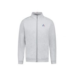 Bluza zapinana na zamek błyskawiczny Le Coq Sportif Essentiel N°2. Szare bluzy rozpinane męskie le coq sportif, m, bez wzorów, eleganckie, bez ramiączek, bez kaptura. Za 381.45 zł.