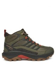 Merrell Trekkingi Speed Strike 2 Mid GORE-TEX J037819 Zielony. Zielone buty trekkingowe męskie Merrell, bez wzorów, z gore-texu, bez zapięcia, trekkingowe, gore-tex. Za 579.99 zł.