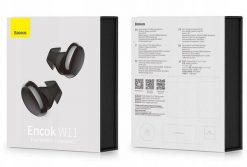 Słuchawki Baseus Słuchawki bezprzewodowe Baseus Encok W11 Dokanałowe Bluetooth 5.0 Czarne. Czarne słuchawki bluetooth Baseus. Za 351.98 zł.