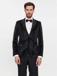KARL LAGERFELD Marynarka 155270 541009 Czarny Slim Fit. Czarne marynarki męskie KARL LAGERFELD, m, bez wzorów, z syntetyku. Za 1,109.00 zł.