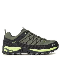 Trekkingi CMP. Zielone buty trekkingowe męskie CMP, bez wzorów, sportowe, bez obcasa, bez zapięcia. Za 299.99 zł.
