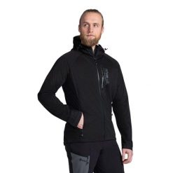 Kurtka turystyczna Kilpi Beltra. Czarne kurtki softshell męskie Kilpi, m, bez wzorów, z softshellu, bez kaptura, trekkingowe. Za 370.41 zł.