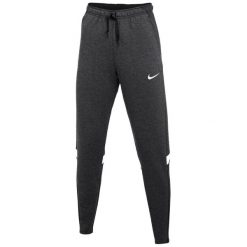 Spodnie sportowe męskie Nike Strike 21 Fleece Pants. Szare długie spodnie sportowe męskie Nike, bez wzorów, z bawełny. Za 239.99 zł.