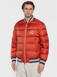 Armani Exchange Kurtka bomber 6LZBL8 ZNWRZ 1498 Pomarańczowy Regular Fit. Brązowe kurtki męskie Armani Exchange, l, bez wzorów, z syntetyku, bez ramiączek, bez kaptura. Za 869.99 zł.