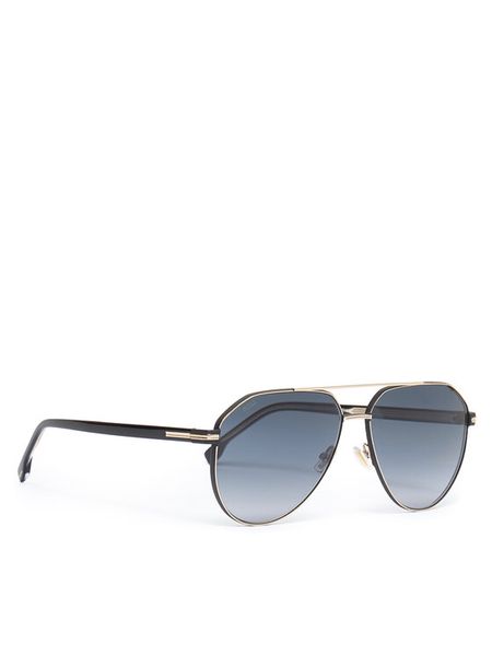 BOSS Okulary przeciwsłoneczne 1747/S Czarny. Czarne okulary przeciwsłoneczne męskie Boss, bez wzorów, plastikowe. Za 639.99 zł.