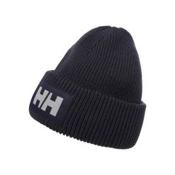 Czapka Helly Hansen box. Niebieskie czapki męskie Helly Hansen, bez wzorów, sportowe. Za 157.00 zł.