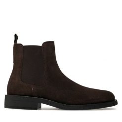 Sztyblety Gant. Brązowe sztyblety męskie Gant, bez obcasa, bez zapięcia. Za 559.99 zł.