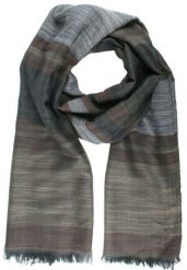 Lekki Szalik Wiosenno-Jesienny - Teer - Jesienna Kolorystyka. Szare szaliki męskie Teer, na jesień, bez wzorów, z materiału, eleganckie. Za 45.00 zł.