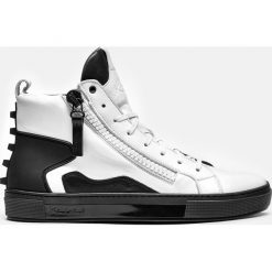 Czarno białe trampki męskie. Buty sportowe na co dzień męskie marki Kazar. Za 569.00 zł.