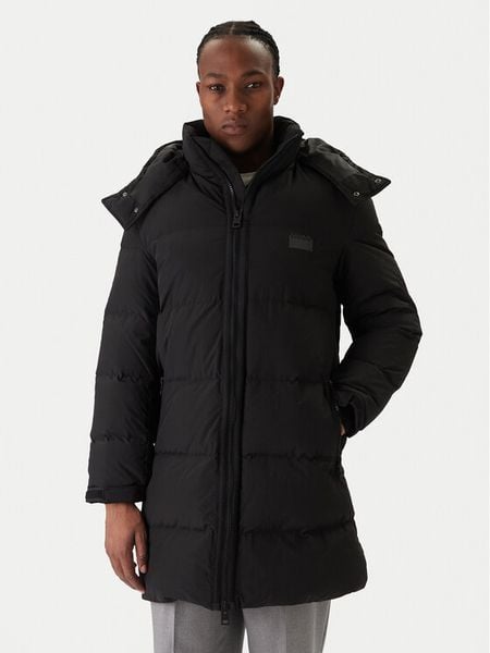 HUGO Kurtka puchowa Magnuso2541 50546228 Czarny Regular Fit. Czarne kurtki męskie Hugo, m, bez wzorów, z puchu, bez ramiączek, bez kaptura. Za 1,989.00 zł.