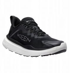 Buty outdoor Keen WK450 - black/star white. Białe buty trekkingowe męskie GRONELL, bez wzorów, bez zapięcia, outdoorowe. Za 541.41 zł.