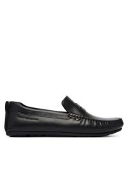 Tommy Hilfiger Mokasyny Core Hilfiger Leather Driver FM0FM05790 Czarny. Czarne mokasyny męskie Tommy Hilfiger, ze skóry, bez zapięcia. Za 649.99 zł.
