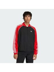 Adidas Bluza adicolor SST KE0115 Czarny Loose Fit. Czarne bluzy rozpinane męskie ADIDAS, m, bez wzorów, z syntetyku, bez ramiączek, bez kaptura. Za 349.99 zł.