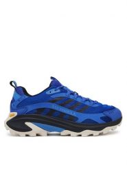 Merrell Sneakersy Moab Speed 2 J038273 Niebieski. Niebieskie buty sportowe na co dzień męskie Merrell, m, bez wzorów, z materiału, bez ramiączek, bez kaptura. Za 629.99 zł.