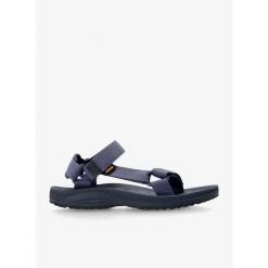 Sandały turystyczne męskie Teva Winsted. Niebieskie buty zimowe męskie Teva, bez wzorów, sportowe, bez obcasa, bez zapięcia. Za 188.99 zł.