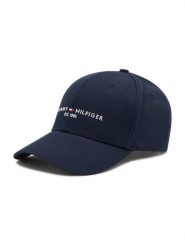 Tommy Hilfiger Czapka z daszkiem Th Established Cap AM0AM07352 Granatowy. Niebieskie czapki męskie Tommy Hilfiger, bez wzorów, z materiału. Za 119.99 zł.