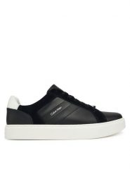Calvin Klein Sneakersy Classic Cupsole Laceup Tape Lth YM0YM01430 Czarny. Czarne buty sportowe na co dzień męskie Calvin Klein, m, bez wzorów, ze skóry, bez ramiączek, bez kaptura. Za 419.99 zł.