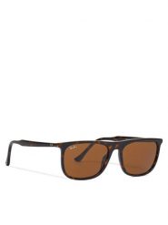Ray-Ban Okulary przeciwsłoneczne 0RB2216 902/33 Brązowy. Brązowe okulary przeciwsłoneczne męskie Ray-Ban, bez wzorów, z tworzywa sztucznego, plastikowe. Za 559.99 zł.
