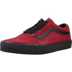 Buty VANS OLD SKOOL CREEPER Bordeaux. Czerwone buty trekkingowe męskie Vans, bez wzorów, ze skóry, bez zapięcia, trekkingowe, vans old skool. Za 403.82 zł.