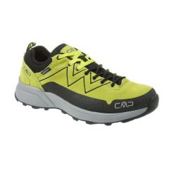 Buty trekkingowe męskie CMP Kaleepso Low Wp. Żółte buty zimowe męskie CMP, bez wzorów, sportowe, bez obcasa, bez zapięcia. Za 269.99 zł.