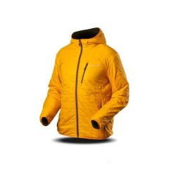 Kurtka Trimm DOUBLE. Żółte kurtki męskie TRIMM, bez wzorów, sportowe, bez ramiączek, z kapturem. W wyprzedaży za 308.00 zł.