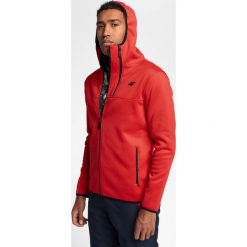 Polar męski PLM251 - czerwony. Bluzy z polaru męskie marki 4f. W wyprzedaży za 149.99 zł.