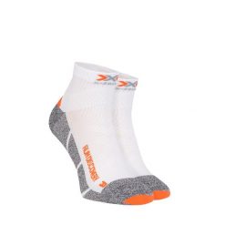 Skarpety biegowe X-Socks Run Discovery 4.0. Szare buty do biegania męskie X-SOCKS, bez wzorów, bez zapięcia, rowerowe. W wyprzedaży za 72.00 zł.