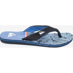 Quiksilver - Japonki. Szare klapki i japonki męskie Quiksilver, z materiału. W wyprzedaży za 69.90 zł.