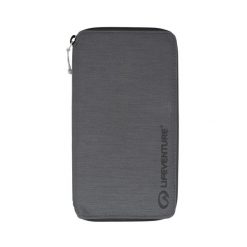 Portfel podróżny Lifeventure Recycled RFiD Travel Wallet - grey. Szare portfele męskie Lifeventure, bez wzorów. Za 146.99 zł.