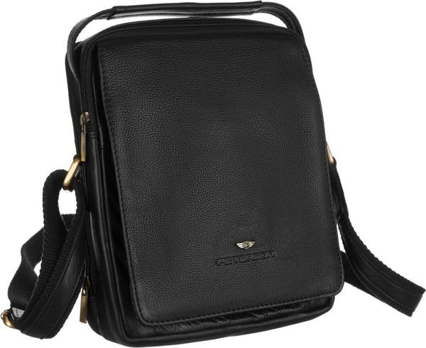 Peterson Saszetka męska z naturalnej skóry Peterson PTN 371-NDM NoSize. Saszetki męskie Peterson, bez wzorów, ze skóry. Za 288.77 zł.