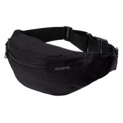 Saszetka nerka sportowa Iguana IGEBELT. Czarne saszetki męskie IGUANA, bez wzorów. W wyprzedaży za 49.00 zł.