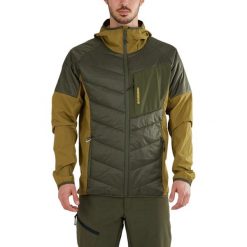 Kurtka softshell męska Fundango Gaara Hybrid. Zielone kurtki softshell męskie Fundango, l, bez wzorów, z elastanu, bez kaptura, trekkingowe. Za 459.90 zł.