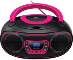 Radioodtwarzacz Denver Boombox TDB-212P różowy. Czerwone radia Denver. Za 252.04 zł.