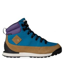 Trekkingi The North Face. Niebieskie buty trekkingowe męskie The North Face, bez wzorów, bez zapięcia, trekkingowe. Za 579.99 zł.