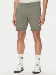 Jack & Jones Szorty materiałowe Dave 12182549 Zielony Regular Fit. Zielone szorty męskie Jack & Jones, bez wzorów, z bawełny. Za 109.99 zł.