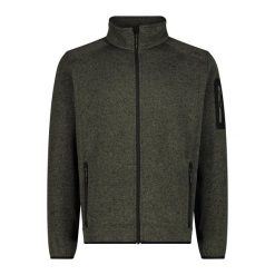 Bluza męska turystyczna CMP 3H60747N. Zielone bluzy nierozpinane męskie CMP, l, bez wzorów, sportowe, bez ramiączek, bez kaptura. Za 266.00 zł.