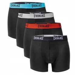 Bokserki dla mężczyzn Everlast 4-pak. Bokserki męskie EVERLAST, m, bez wzorów, z bawełny. Za 69.99 zł.