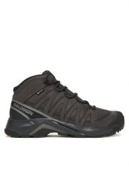 Salomon Trekkingi X-Adventure Recon Mid Gore-Tex L47809100 Szary. Szare buty trekkingowe męskie Salomon, bez wzorów, z gore-texu, bez zapięcia, trekkingowe, gore-tex. Za 659.99 zł.