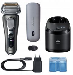 Braun Series 9 Pro+ Wet & Dry 6-in-1 SmartCare centrs & PowerCase futralis tumsi peleka - Skuveklis 9675CC (8700216555012). Golarki męskie BRAUN. Za 1,882.67 zł.